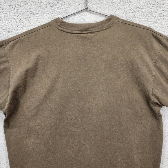 Vintage Amsterdam Holland Graphic T Shirt Mens‎ XL Olive Green Tourist Tee - Picture 7 of 13